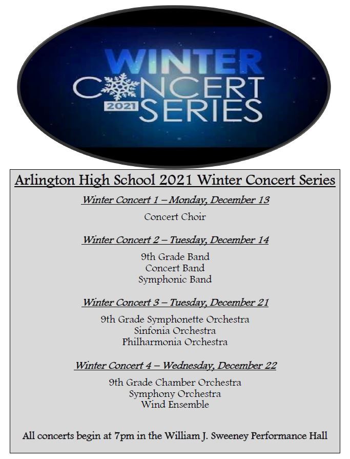  AHS 2021 WINTER CONCERT SERIES 